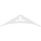 Ekena Millwork Pitch Naple Architectural Grade PVC Gable Pediment, 72"W x 21"H x 1"P (7/12) GPP072X021X100NAP - alternate 2